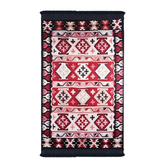 BGH8681126436915 Home Çift Taraflı Kilim Makinede Yıkanabilir Modern Desenli 80x150cm