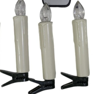 A4LU112-001 Wang's World LED Pil Mum Dekoratif Mumlar 3'LÜ SET