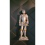 A3852 Kılıçlı Şövalye 10,5x3,5x3cm Kalay Gümüş Kaplama Metal Zırhlı Miğferli 1 Adet