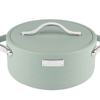 P406.141544 Turkuaz Silver Kulplu Servis Tenceresi 2.7L 25cm Mutfak > Servis