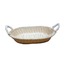 DUZOVALSEPPLS Düz Oval Sepet Plastik 38x28cm yükseklik 7cm