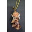 B89651 Asılan Melek Koyu Kahverengi Biblo Dekoratif Obje Ev Dekorasyon 7x3,5cm 1 Adet