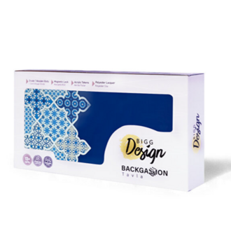 BGD8681126437172 Biggdesign Blue Tile Tavla, Çizilmez Zeminli, Mıknatıslı MDF Kasa, 2 Kat Vernik