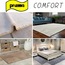 GJKNR347 PHOME Comfort Konfor Tüylü Yumuşak Halı | Füme 75x110cm