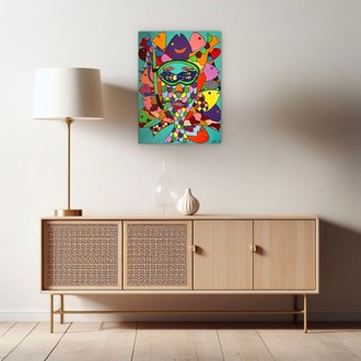  A18421052025 İki Su Arasında 2023 İspanya Tuval Üzerine Akrilik 80x60cm