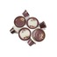 DE16.363666 Magenta 4'lü Kahve Fincan Set Sofra Mutfak Servis Dekoratif Hediyelik