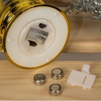 AGP-3979 Led Mum Rastgele Desen Renk Aralık 2023 Masaüstü Lamba 15cm 1 Adet