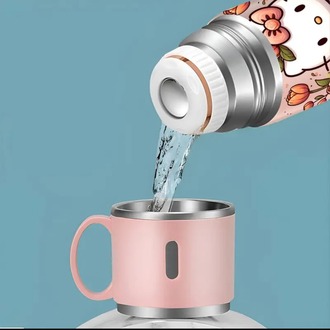 WJ621594 SANRIO Renk: Siyah / Kapasite: 16,9oz Stainless Steel Vacuum Thermos