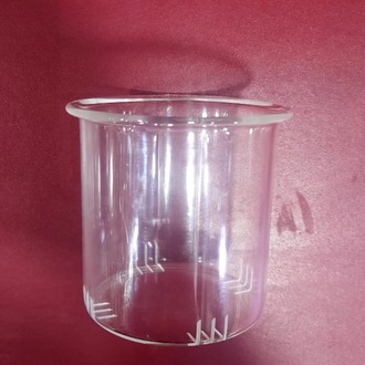 183725122025 Çap 8cm Yük 8cm Cam Bitki Çaydanlığı İçin Yedek Cam Süzgeç Filtre 1 adet