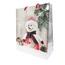 SVR-5287 Yılbaşı Noel Yeni Yıl Christmas Karton Poşet Kardan Adam Orta Boy 1 Adet