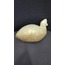 LOT1018 Porselen Sanat Kuş 14cm Açık Renk İnuit Antikamsı Koleksiyon 1 Adet