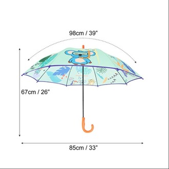 MAM361461801 Jungle Friends Çocuk Şemsiye Unisex Koleksiyon 1 Adet