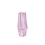 1QD-CR-012L Joyce Pembe Büyük Boy Vazo 7x7x21,5cm Decorative Şeffaf Dekoratif 1 Adet