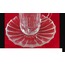 A358581 6'lı Cam Likör Bardak Altlık Tabak Aurea Demitasse Royal Crystal Rock