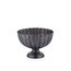 1DEP-22601L Hammer Eskitme Siyah Büyük Dekoratif Kase 31x31x22cm 1 Adet