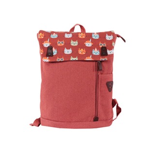 BGD8681126436168 Design Cats Vintage Laptop Sırt Çanta Pembe 1 Adet