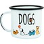 DGGSALTK BGGDSGN Dogs Köpekler Tekli Çelik Üzeri Emaye Kaplama Kupa