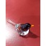 D10050025063 Minyatür Cam Kuş Dekoratif Heykelcik Mini Ev Bahçe Dekor El Yapım 1 Adet