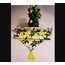 A86093878 Runner Sarı Mimoza Desen 140x45cm Ev Dekorasyon 1 Adet