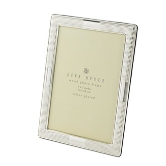 P158.391027 Gümüş Metal Çerçeve 13x18cm Dekoratif Hediyelik Life Style Photo 1 Adet