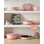 23-41-921-513-2213 Potart 22cm Yuvarlak Sahan Degrade Pembe Lotus Döküm 1,4kg 1 Adet