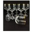 ERD150 Crystalex Claudia Bohemia Crystal 6'lı Kahve Yanı Su Bardağı Kadeh Seti 150 ml