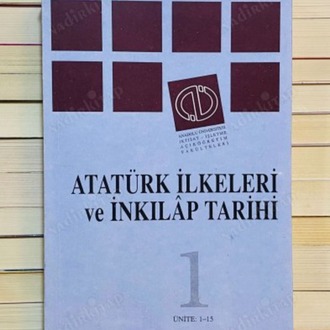 9789754927436 aöf atatürk ilkeleri ve inkılap tarihi 1 ünite 1-15 üniversite sınav ders