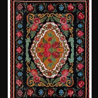 0662.V-6009 Vintage Halı | V-6009 80 x 200 cm Home
