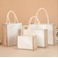 AAQ07772 Jüt Çanta Boş Beyazlatılmamış Büyük 35x27x15cm Yeniden Kullanılabilir 1 Adet