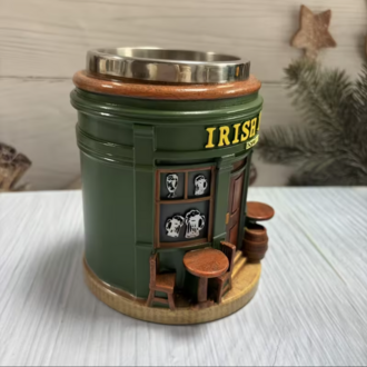 KH9810843 İrlanda pub bardak Yeni Bağımsız İstasyon Yeni İrlanda Barı İç Astarlı