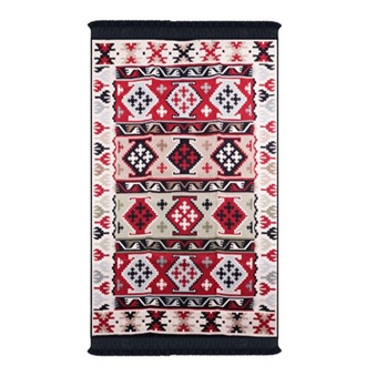 BGH8681126436922 Home Çift Taraflı Kilim Makinede Yıkanabilir Modern Desenli 120x180cm