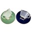 P367.389451 İndigio 2'li Rastgele Renk Kahve Fincan Set 90cc Butik Porselen