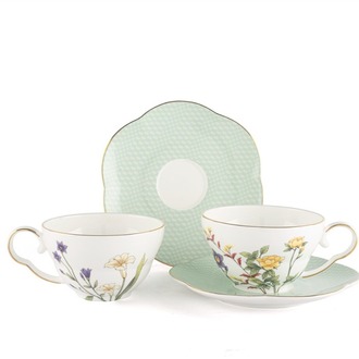 P367.117792 Eternal Flowers 2li Çay Fincan Seti 160cc Butik Mutfak