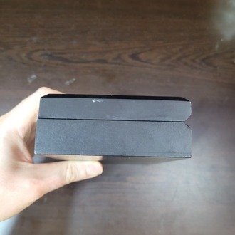 A8TKL4GB Siyah Ahşap Saklama Kutusu 18x10x4 cm Metal Kilitli Kumaş İç Yüzeyli Dekoratif Kutu