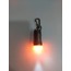 GP-0728 Metal Kırmızı Silikon Uçlu Anahtarlık Işıklı Fener Saat Pilli 10x2cm 1 Adet
