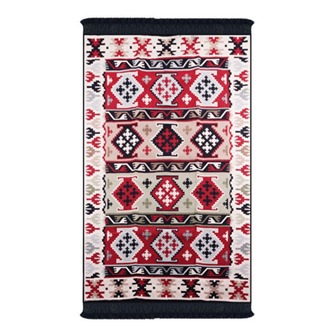 BGH8681126436915 Home Çift Taraflı Kilim Makinede Yıkanabilir Modern Desenli 80x150cm