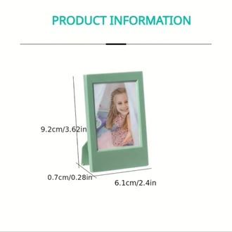 KK14764 Siyah Mini Klasik Ayakta Duran Fotoğraf Çerçevesi 3 inç Yaratıcı