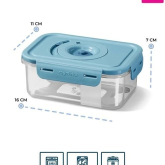 M-SK01-16-02 Seoul Taze Ürün Saklama Kabı 600 ML - 16 x 11 x 7 CM