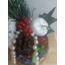 A005JXG7B Çap 10cm Yükseklik 15cm Yılbaşı Noel Masaüstü Süs 1 Adet