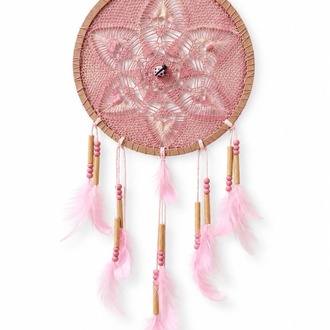 B181808092026 Pembe 22 cm büyük dream catcher