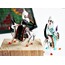 ANASR 10cm Eşeğe Ters Binen Nasreddin Hoca Cam Kumaş Metal El Yapım Zanaat 1 Adet