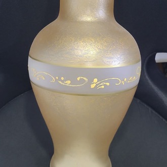 E193418092025 Cam İtalyan El Yapım Vazo Büyük 35cm 1 Adet