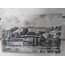 A18195 Seramik Tablo Dikdörtgen 40x25cm Siyah Beyaz Vintage Köşk Dağ Kayık Kürek 1 Adet