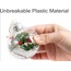 AB08LY86F1Q Asmalık Noel Süsleme Top Şeffaf Plastik Kırılmaz Doldurulabilir 1 Adet