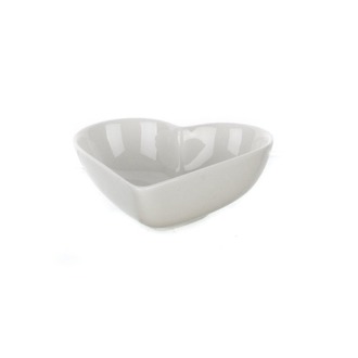 104958KSE008977 Ultraform Porselen Kalp Kase Std 14X12Cm Çerezlik 2'li