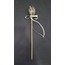 A31334 Sanat Seramik Gül Ahşap Saplama Çubuklu 25cm Çiçek Natural 1 Adet