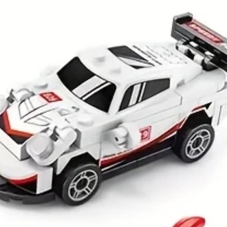 9140-2 Stil Spor Araba Süper Yapı Blokları Modeli Yarış Arabası Model