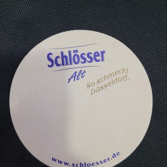 BZK-SCHALT-DS2025 Schlösser Alt Bira Bardak Altlığı – Düsseldorf Geleneksel Alman Bira