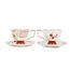 P367.389376 Poppy 2'li Çay Fincan Set 240cc Butik Porselen Mutfak Sofra