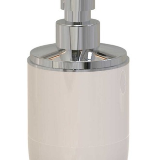 M-SA06-09-P Lima XL Sıvı Sabunluk - Bej & Krom Banyo